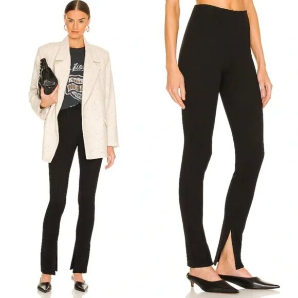 Anine Bing Black Max Pants Skinny Size 34 - Picture 1 of 14